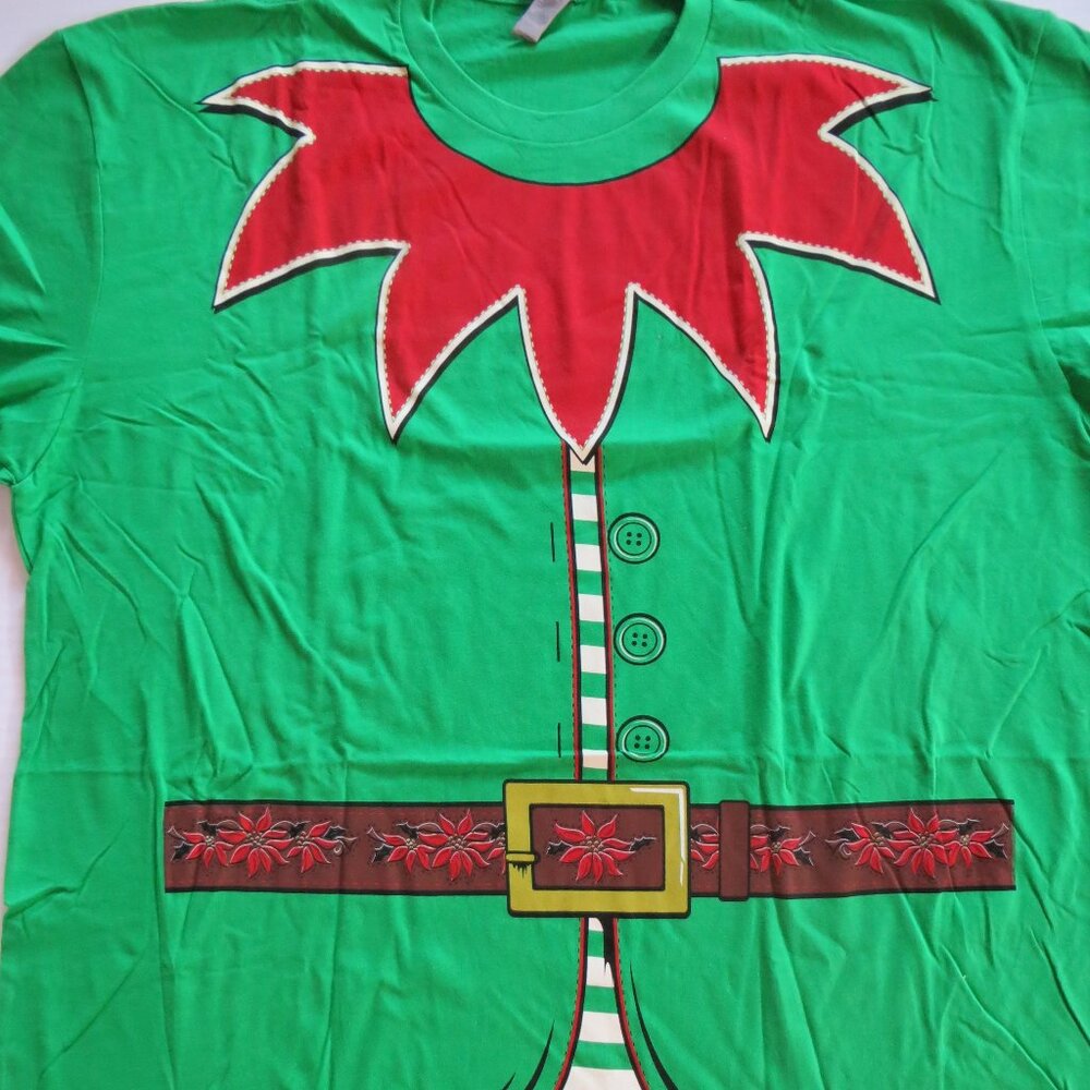 Elf Costume T Shirt -DEADSTOCK Santa's Christmas Helper
